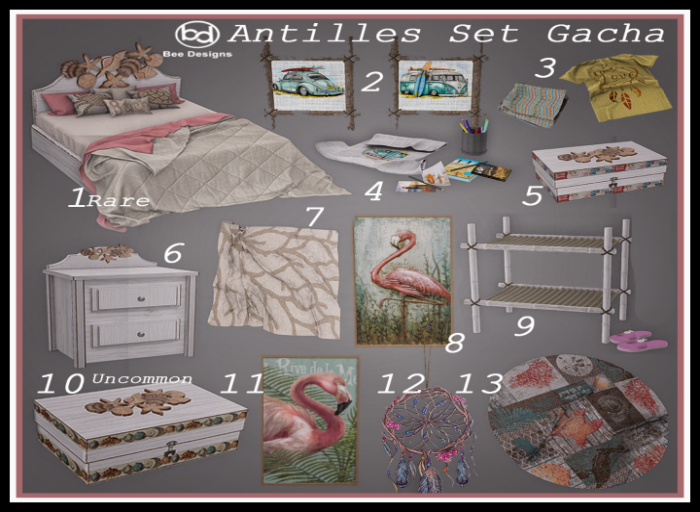 Bee Designs Antilles set Gacha 1 RARE