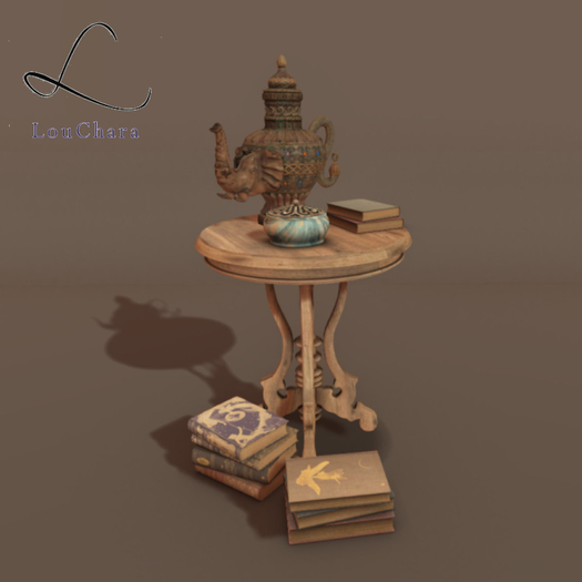 LouChara Portabello End Table