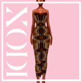 XODI - Ivy Maxi Dress - "MOODY"