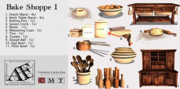 *AF* Bake Shoppe Rolling Pins