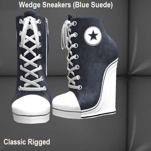 Wedge Sneakers (BlueSuede) 3