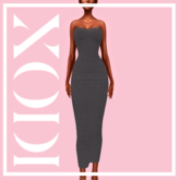 XODI - Ivy Maxi Dress - "HEATHER"
