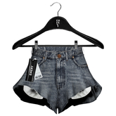 Emery Verbeke Flared Shorts Faded Blue