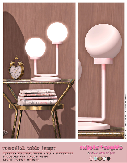 ♥ things&stuffs [swedish table lamp] ♥