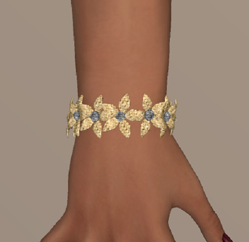 150 Flower Bracelet Gold
