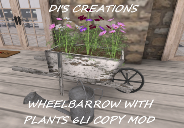 WHEELBARROW PLANTED