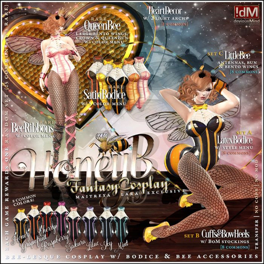 !dM HoneyB **SAKURA** Bodice (BOX #5A LARA)