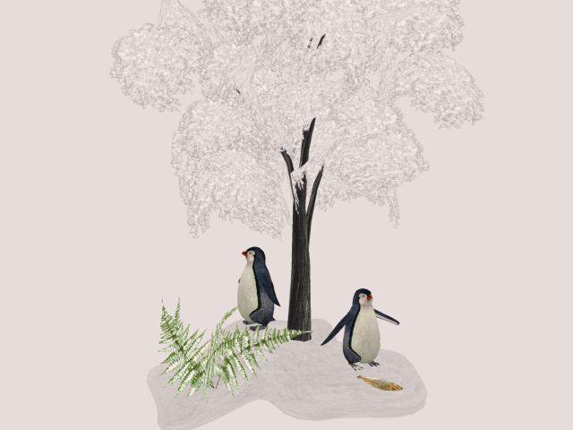 Winter Tree with 6 textures 2021