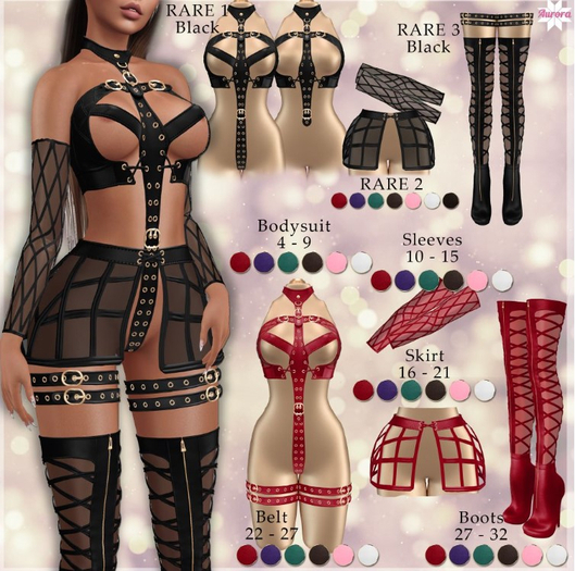 24. AURORA Stella Belts Turquoise