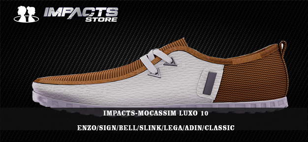 IMPACTS-MOCASSIM LUXO 10 ENZO/SIGN/BELL/SLINK/LEGA/ADIN/CLASSIC