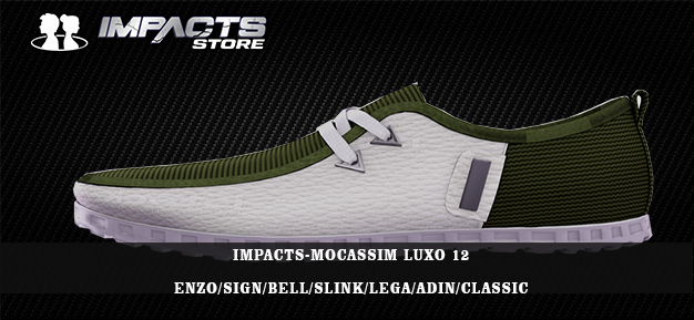 IMPACTS-MOCASSIM LUXO 12 ENZO/SIGN/BELL/SLINK/LEGA/ADIN/CLASSIC
