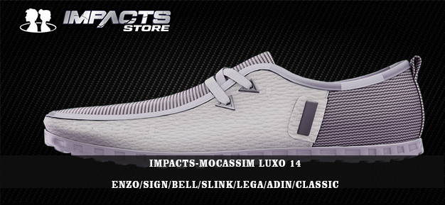 IMPACTS-MOCASSIM LUXO 14 ENZO/SIGN/BELL/SLINK/LEGA/ADIN/CLASSIC