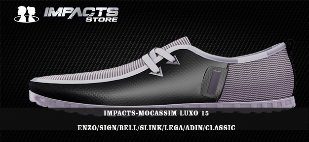 IMPACTS-MOCASSIM LUXO 15 ENZO/SIGN/BELL/SLINK/LEGA/ADIN/CLASSIC