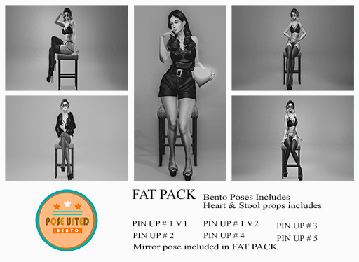 POSE USTED - PIN UP - FAT PACK