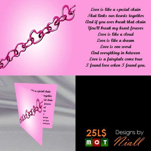 Heart Chain Valentine Card