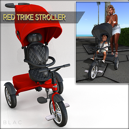 [ZB]\\\-RED TRIKE STROLLER