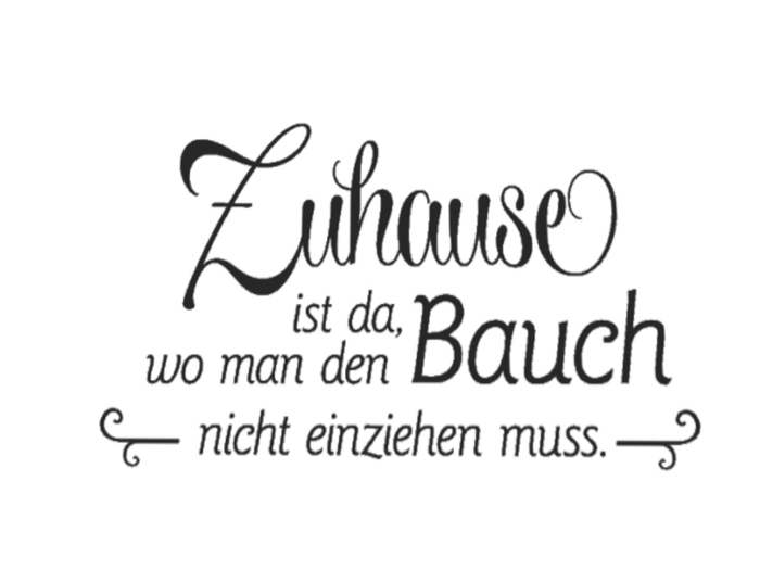 Wall Tattoo decal Zuhause ist
