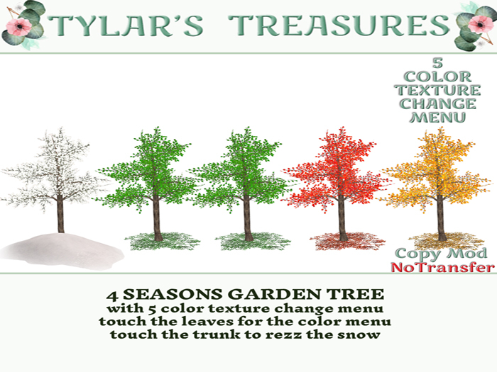 .:TT:.  4 SEASONS GARDEN TREE  add me