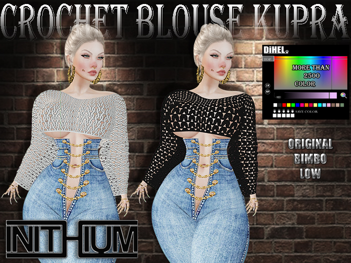 ::DIA::CROCHET BLOUSE KUPRA