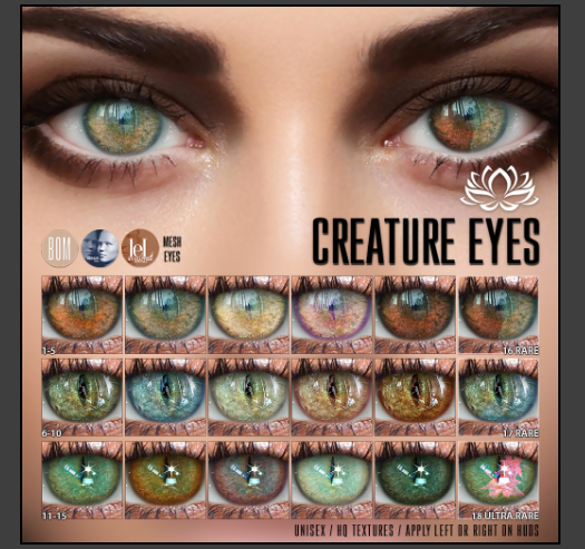 LOTUS. Creature Eyes 01 BOX