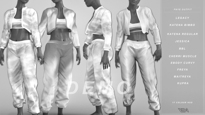 R2A- FAYE OUTFIT DEMO