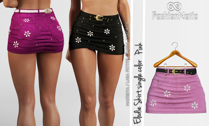 Elodie Skirt Pink- Maitreya Lara, Lara Petite, Kupra Original, Legacy - FashionNatic