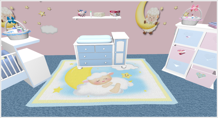 εїз☀Nursery Rug - My Lovely Little Seep ( It's Not Texture )☀ εїз
