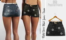 Elodie Skirt Black Jeans- Denim - Maitreya Lara, Lara Petite, Kupra Original, Legacy - FashionNatic