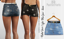Elodie Skirt Light Blue Jeans- Denim - Maitreya Lara, Lara Petite, Kupra Original, Legacy - FashionNatic