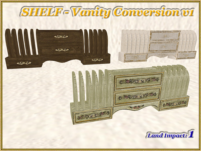 SHELF - Vanity Conversion v1 (1 LI) (Full perm)