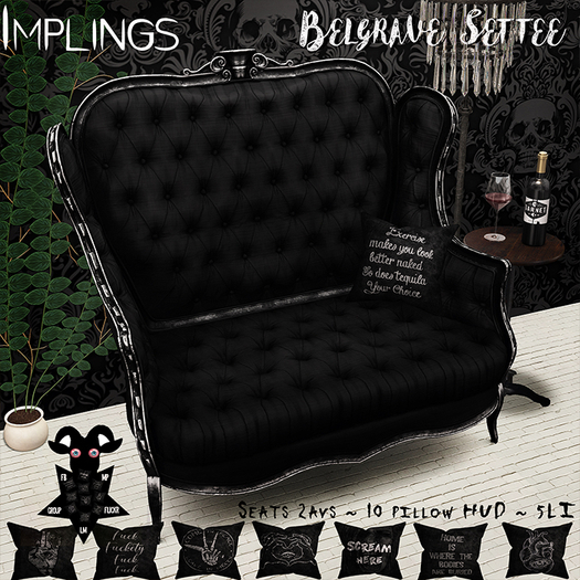..::Implings::.. Belgrave Settee (ADD ME)