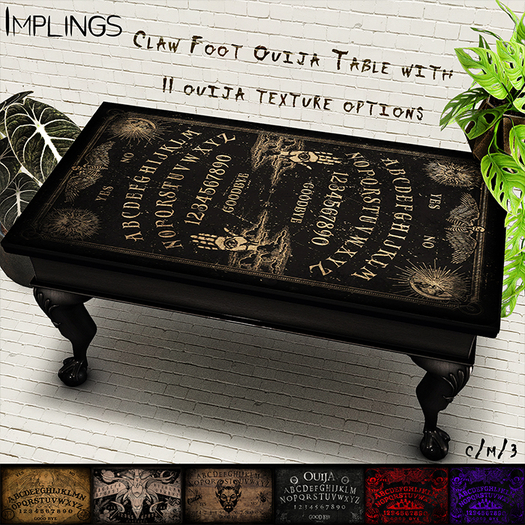..::Implings::..Claw Foot Ouija Table