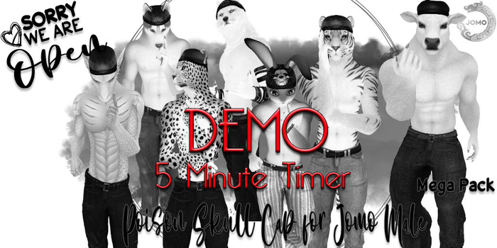 SWO DEMO Skull Cap for Jomo Male Avatars