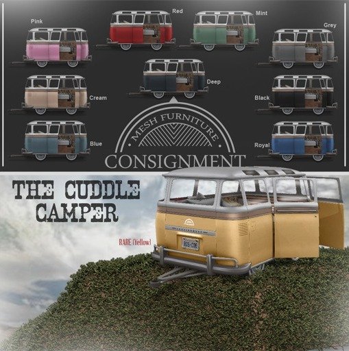 [Con.] The Cuddle Camper - Yellow RARE