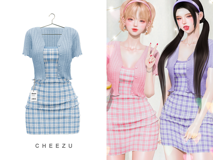 cheezu. sunny dress : sky