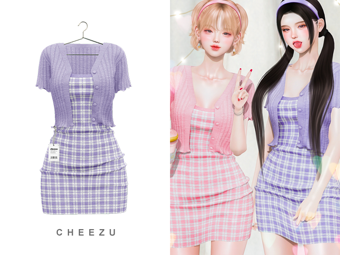 cheezu. sunny dress : lavender