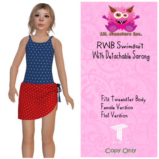 {~LMI~} G RWB Swimsuit {TW} (Unpacker)
