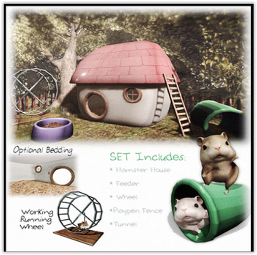 ::BB:: Hamster Accesories SET A RARE