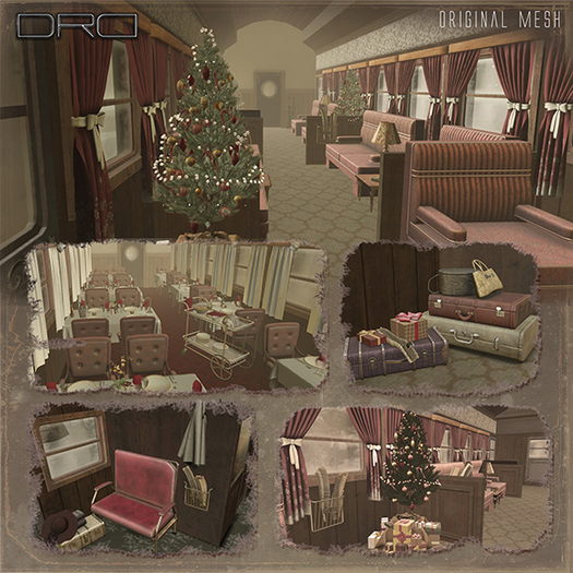 26 -DRD- AE - Train Car - Baggage Set One