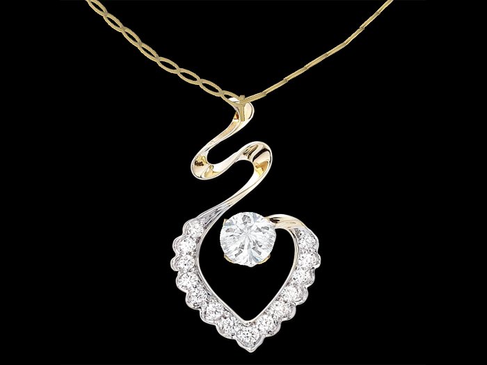 Diamond Heart Necklace