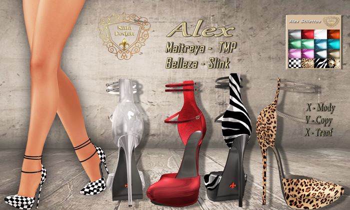 Nala Design - Updated - Alex Stilettos  - Mesh Bodies