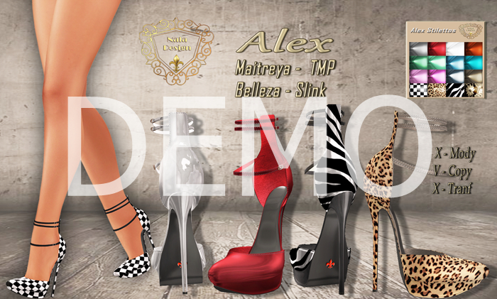 DEMO - Nala Design - Updated - Alex Stilettos  - Mesh Bodies