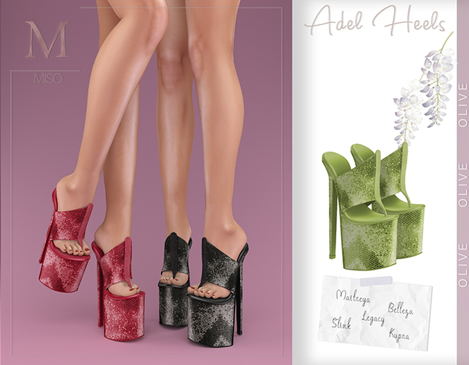 MISO - Adel Heels [Olive]