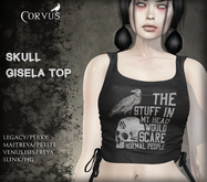 Corvus : Skull Gisela Top