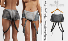 Madelyn Overall/Shorts Black Jeans - Denim - Maitreya Lara, Lara Petite, Kupra Original, Legacy - FashionNatic