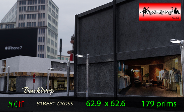 BIG BACKDROP - STREET CROSS - STMARK