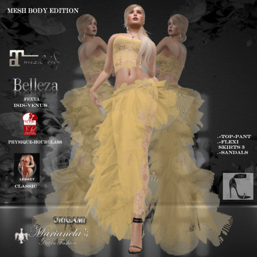 Marianelas ORIGAMI OCRE