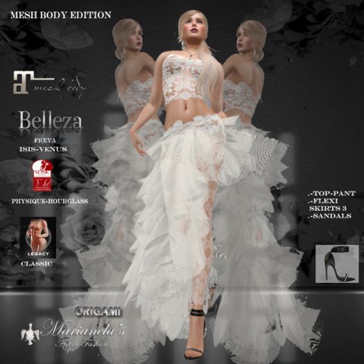 Marianela's ORIGAMI WHITE