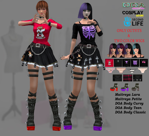 Kawaii & Ghotic Outfit - BOX