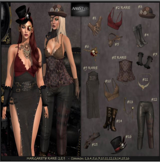 AnaSTyle - Margaret (Maitreya) - #2 Wine Top RARE